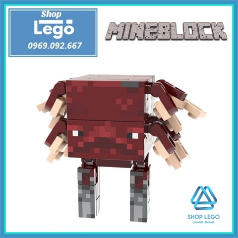 Xếp hình Minecraft gồm Phantom - Strider - Bee - Polar Bear - Agent - Dolphin - Cat - Vex Lego Minifigures Xinh X0301