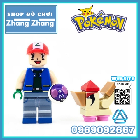 Xếp hình dành cho các bé tặng kèm bóng và pokemon theo mẫu Lego Minifigures SY620