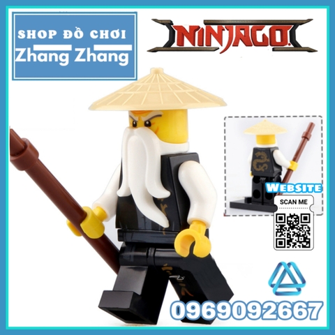 Xếp hình Ninjago đại chiến tộc rắn và bạch cốt tinh tộc Lego Minifigures LELE A098 105