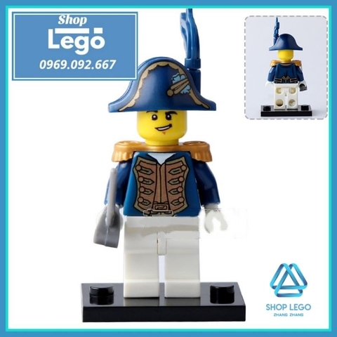 Xếp hình lục quân quân đội Cuộc chiến Hoa Kỳ - Anh Quốc 1812 Lego Minifigures POGO PG8035