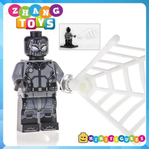 Xếp hình Lego Spider-Man Far From Home Mysterio Peter Parker Nick Fury Happy Hogan Hydro Man Lego Minifigures Xinh X0249
