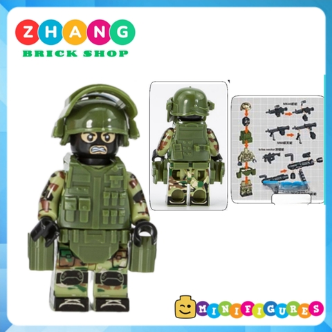 Đồ chơi Xếp hình Lực lượng đặc nhiệm Spetsnaz Alpha Nga tinh nhuệ giỏi nhất thế giới Lego Minifigures Tbstoy Tbs41-46