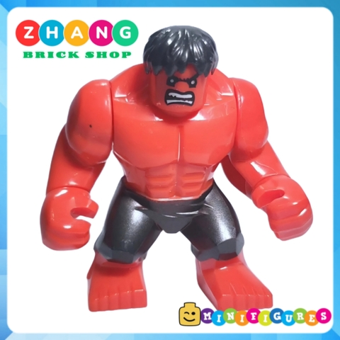 Xếp hình Người khổng lồ đỏ Hulk mới nhất bản hiếm Lego Minifigures Xinh EG18004 EG023
