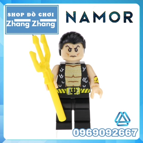 Xếp hình Power Girl - Big Barda - Lara Croft - Tomb Raider - Rocky Balboa - Namor Lego Minifigures POGO PG8125