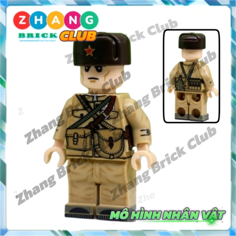 Mô hình nhân vật chiến tranh triều tiên Chí nguyện quân Trung Hàn Mỹ JC013 016 JA015 018