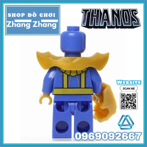 Đồ chơi xếp hình Thanos Comics trong Avengers Endgame Minifigures Kopf KF343