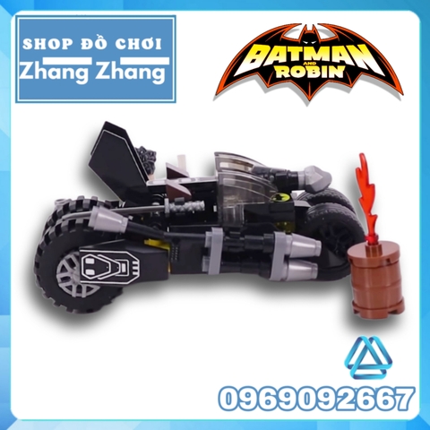 Đồ chơi Xếp hình Xe Tank của Robin phụ tá Batman trong Bat Hero Lego minifigures SY1351 MG155B