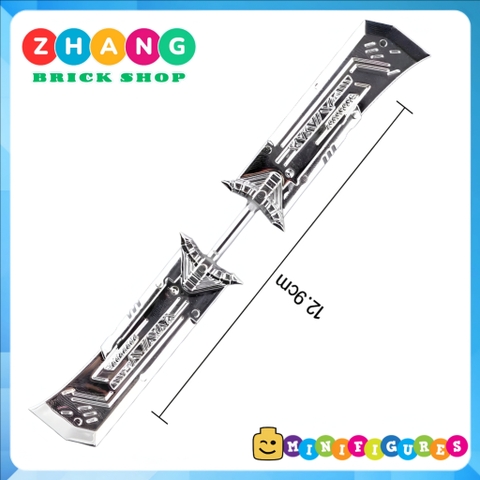 Xếp hình Đao Thanos và quyền trượng Loki - Thanos Double-edged Sword - Wand of Mind - Lego Minifigures Xinh Xh1400 x1404