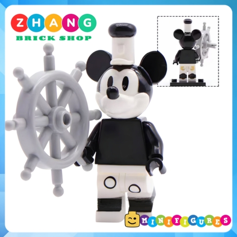 Xếp hình hoạt hình Mickey - Minnie - Louie - Deway - Mc Duck- Huey - Chip - Dale Lego Minifigures WM6066