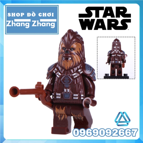 Xếp hình Star Wars C-3PO  - Ben Skywalker - Tarfful - Han Solo - Paz Vizla - Palpatine - Obi-wan Lego Minifigures WM6091