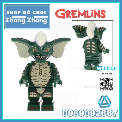 Xếp hình Yêu quái Tripe Trong Green Gremlins Lego Minifigures Kopf KF463 KF8034