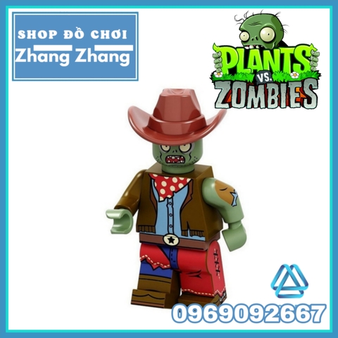 Xếp hình Plants vs Zombies Cây đại chiến xác sống vui nhộn cho trẻ em phát triển thông minh Lego Minifigures POGO PG8197