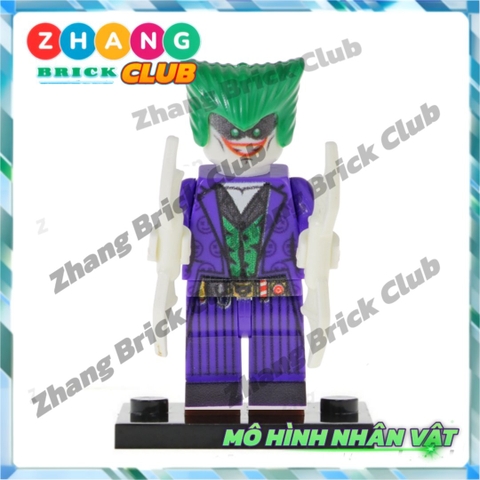 Xếp hình Batman : Arkham Harleen Victor Fries Quinzel Joker Reddier Catwoman Bane Lego Minifigures Pogo PG8186