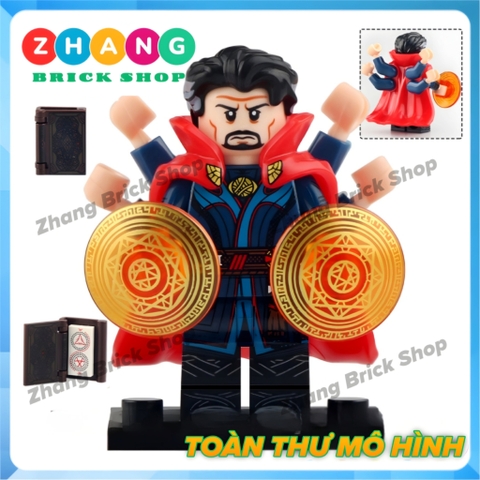 Đồ chơi xếp hình Doctor Strange Wong America Chavez Scarlet Witch Master Mordo Minifigures Koruit KT1057