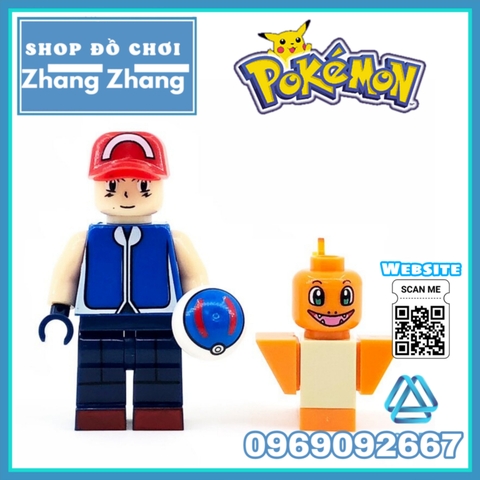 Xếp hình dành cho các bé tặng kèm bóng và pokemon theo mẫu Lego Minifigures SY620