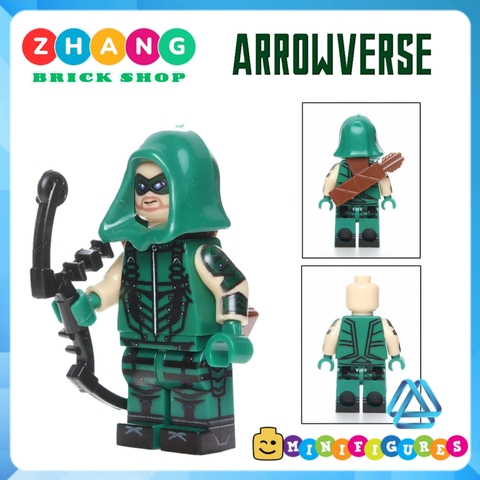 Xếp hình Black Panther Scarecrow Lana Lang Superwoman Psylocke Robin Marvel DC Green Arrow Lego Minifigures POGO PG8153