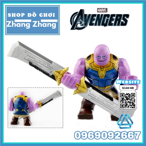 Xếp hình Thanos Endgame + Song đao mới nhất 2019 Lego Minifigures Xinh Xh1259