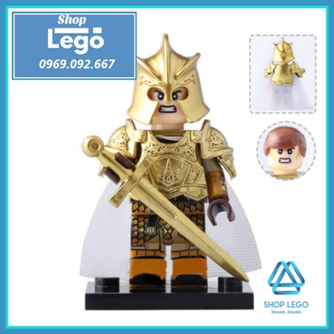 Xếp hình New Game of Thrones Kingsguard Jaime Lannister - Meryn Trant Lego Minifigures Pogo Koruit KT1001