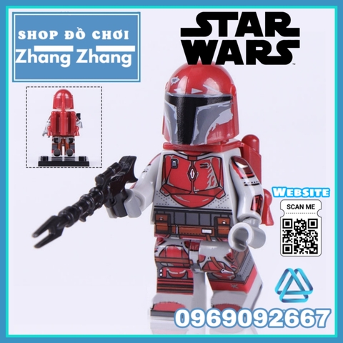 Xếp hình Star Wars The Mandalorian Mới nhất 2020 chiến tranh giữa các vì sao Lego Minifigures WM6092