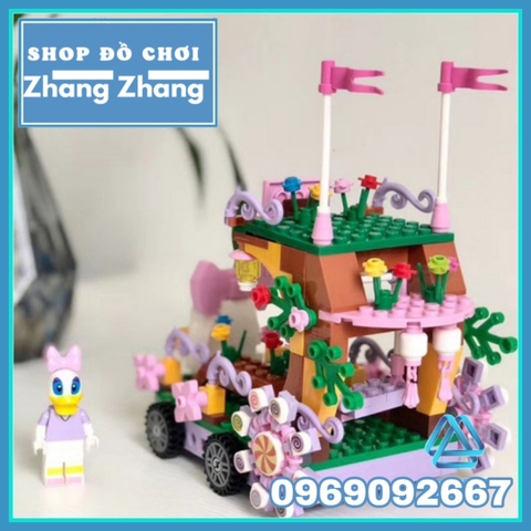 Xếp hình Xe diễu hành của vịt Daisy trong phim hoạt hình chuột Micky Lego Minifigures PRCK 69654