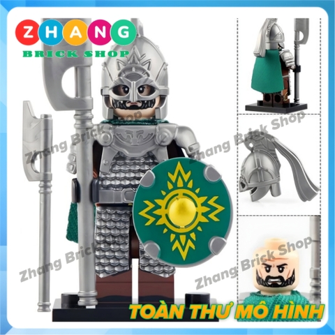 Xếp hình The Lord of the Rings chiến binh Rohan trong chúa tể những chiếc nhẫn Lego Minifigures Koruit KT1046
