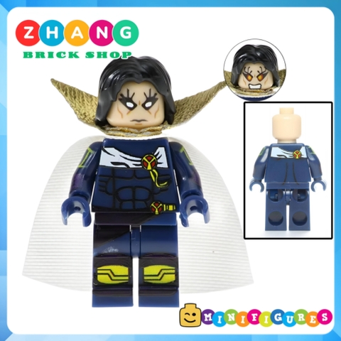 Xếp hình Luke Cage - Electrocutioner - Supergiant - Meteorite Siêu anh hùng Marvel & DC Lego Minifigures POGO PG8117