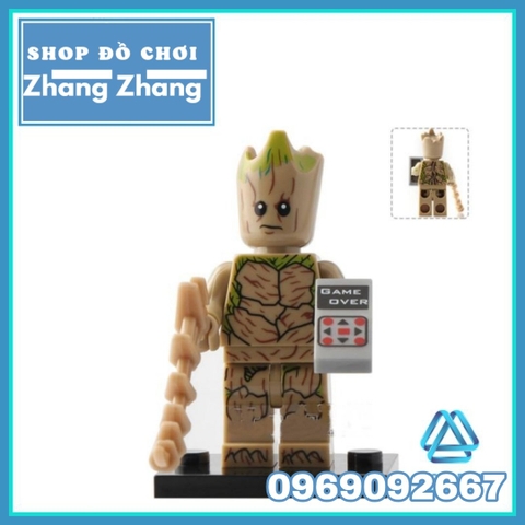 Xếp hình Avengers: Infinity War Ayo Pepper Groot Spider man War Machine Okoye Super Gaint Lego Minifigures Xinh X0194