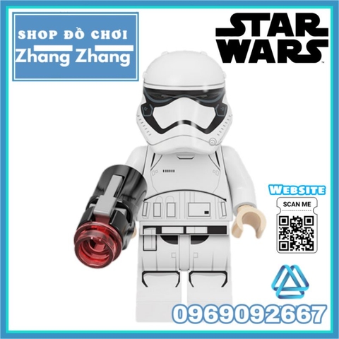 Đồ chơi xếp hình Star Wars Storm Trooper - Rebel Trooper First Order Flametrooper Minifigures POGO PG8290