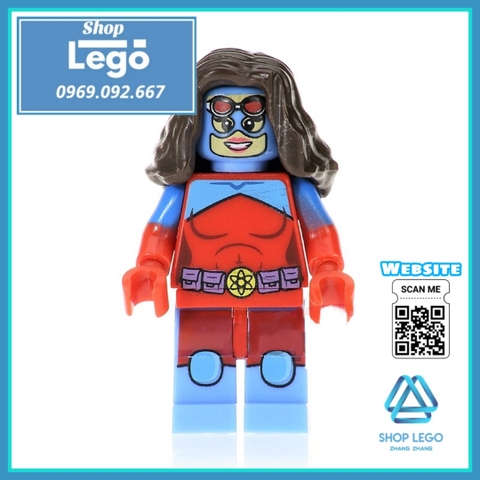 Xếp hình Black Canary Cannonball Atomic woman Dark Phoenix Canary Dormammu Mr Sinister Lego Minifigures Pogo PG8059