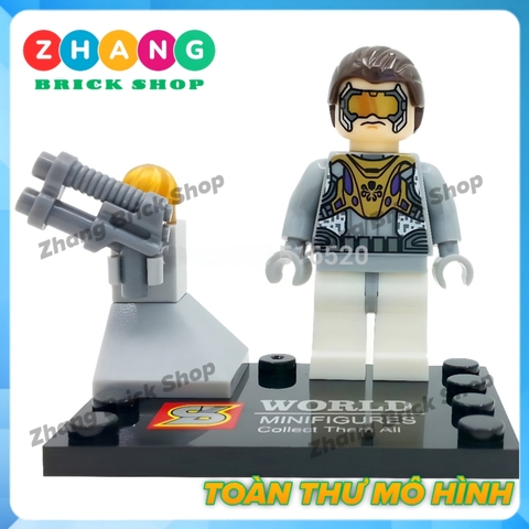 Xếp hình Avengers: Age of Ultron Henchman Ultron Sentry Baron Struker Quick Silver Black Widow Lego Minifigures SY276