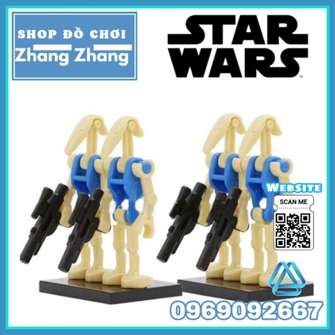 Xếp hình Star Wars Battle Droids Super Combat Robot K-2SO Lego Minifigures POGO PG8099