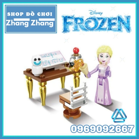 Xếp hình Elsa Nữ hoàng băng giá và Anna trong Frozen Lego Minifigures SY1372