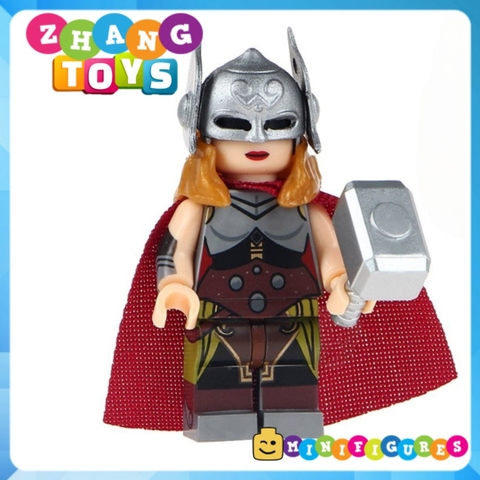 Xếp hình Lady Thor Jane Foster Thor The Darkness Marvel Lego Minifigures wm6024 wm466
