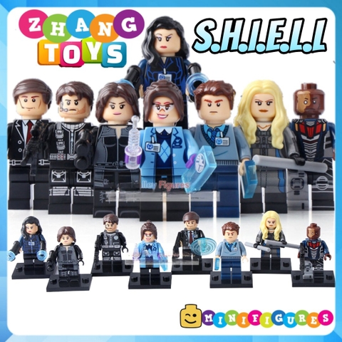 Xếp hình Biệt đội S.H.I.E.L.D MockingBird Jemma Simmons Phil Coulson Grant Ward Leo Fitz Lego Minifigures X0182