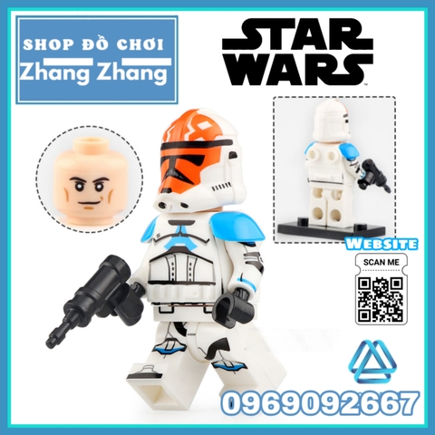 Xếp hình Star Wars Legion Coruscant Guard - Jesse - Imperial Stormtrooper Lego Minifigures Koruit KT1042