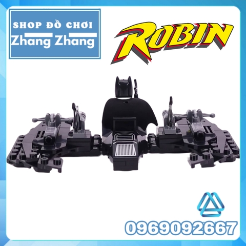 Đồ chơi Xếp hình phi thuyền Batwing của Batman trong Bat Hero mới nhất Lego Minifigures SY1351 MG155C