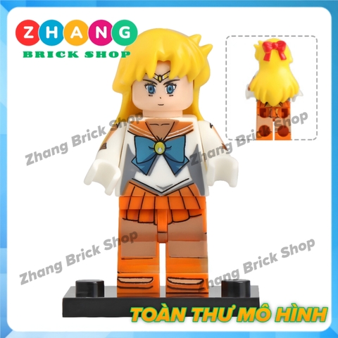 Xếp hình Sailor Moon Thủy thủ mặt trăng Tuxedo Lego Minifigures POGO PG8156