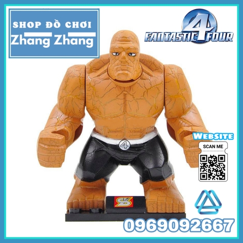 Xếp hình Fantastic The Thing Invisible Woman Human Torch Dr Doom Sue Storm Reed Richards Johnny Lego Minifigures SY288