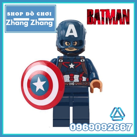 Xếp hình Falcon Overgirl Captain American AnimalMan Batman Ninja Robin Supergirl Lego Minifigures Xinh Koruit WM6033