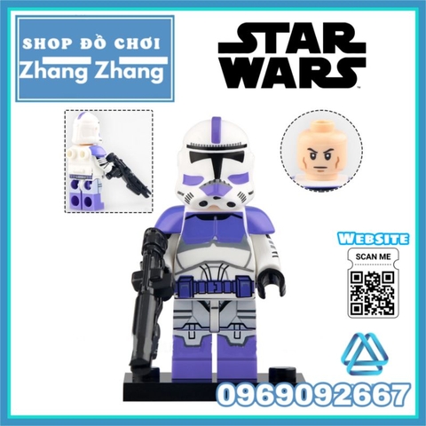 Đồ chơi xếp hình Star Wars Jesse Grey Legion Trooper Galactic Marine Crosshair Bo-Katan Minifigures Xinh X0323