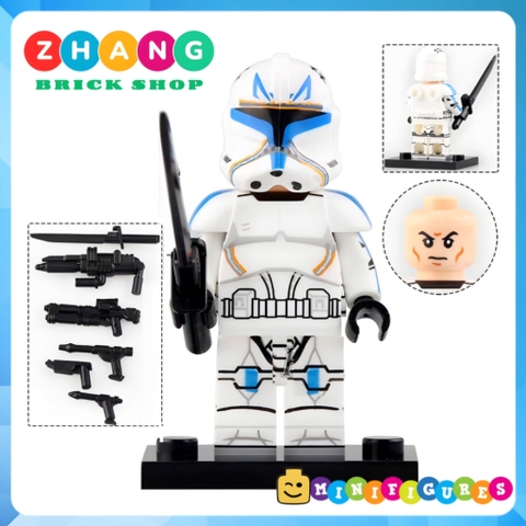 Xếp hình Star Wars binh đoàn Armored Clone Trooper mới nhất 2021 Lego Minifigures Xinh X0300