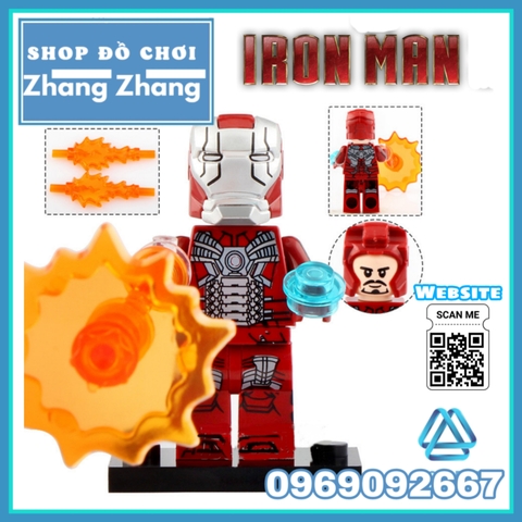 Xếp hình Iron Man - Tony Stark tuyển tập mới nhất 2019 Lego Minifigures PRCK GD230 237