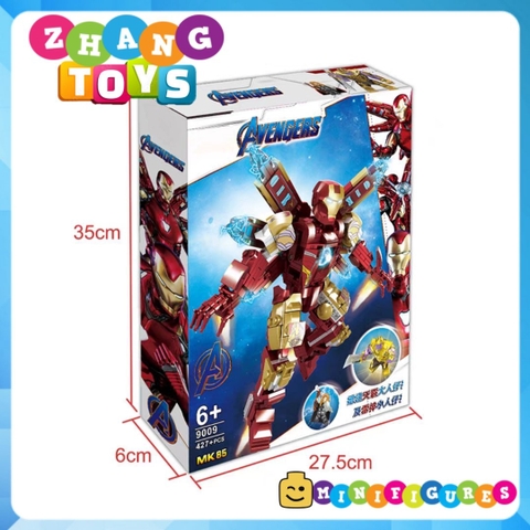 [427 hình] Xếp hình Bộ Iron man Hulkbuster MK85 mới nhất 2019 Avengers Endgame Lego Minifigures Xinh X9009 xh9009