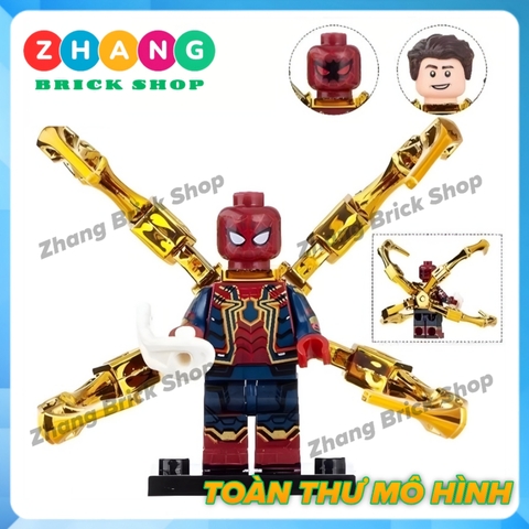 Xếp hình Avengers End Game Captain Marvel Spider-Man Pepper Thor Thanos America Rocket Racoon Lego Minifigures WM6061