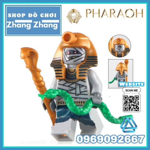 Đồ chơi Xếp hình Thần Anubis và Pharaoh đại chiến xác ướp Ai Cập Mummy Minifigures KL9006