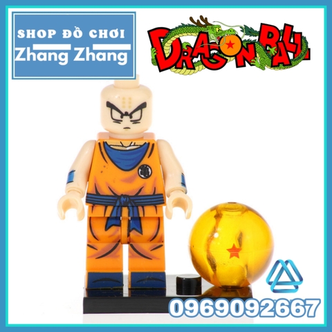 Xếp hình Dragon Ball Android 17 - Krillin - Launch - Mai - Satan - Piccolo - Violet - Goten Lego Minifigures Pogo PG8168
