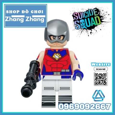 Đồ chơi xếp hình Amanda Waller - Peacemaker - Harley Quinn - Bloodsport - Rick Flag Ratcatcher Minifigures Kopf KF6140