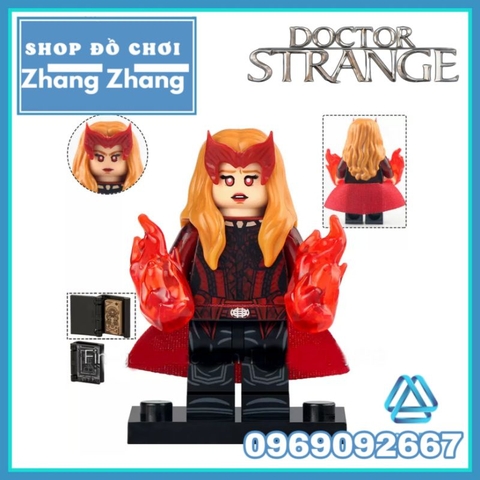 Đồ chơi xếp hình Evil Dortor Strage Scarlet Witch Wong Master Mordo Minifigures Xinh X0335