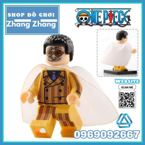 Xếp hình One Piece Borsalino - Nami - Nico Robin
- Crocodile
- Zoro - Luffy Lego Minifigures Koruit XP036 041