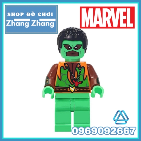 Xếp hình Falcon Overgirl Captain American AnimalMan Batman Ninja Robin Supergirl Lego Minifigures Xinh Koruit WM6033